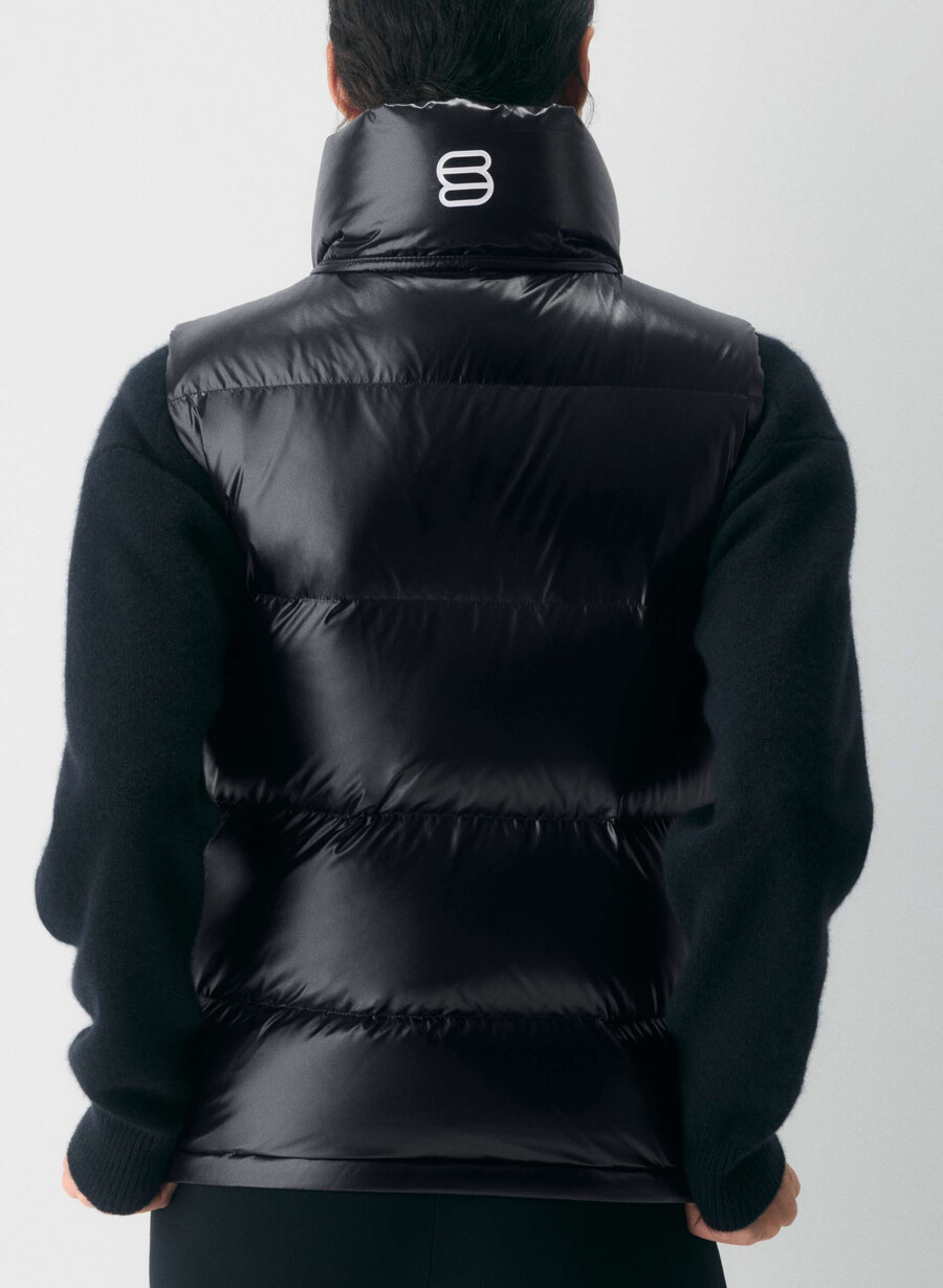 gilet the super puff - nero lucido