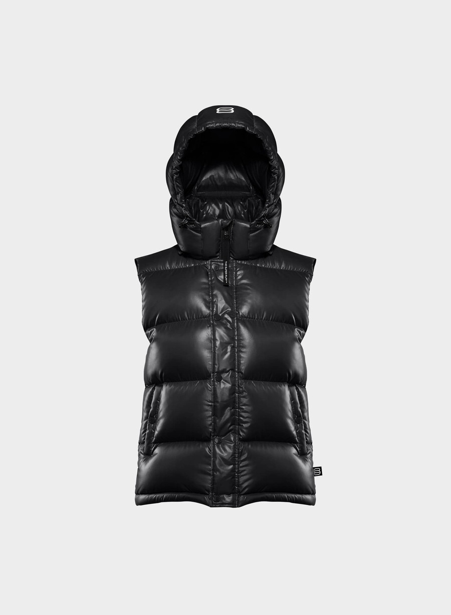 gilet the super puff - nero lucido