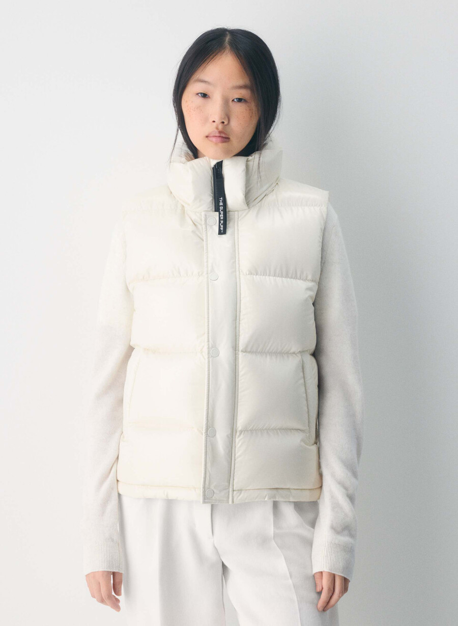 gilet the super puff - birch lucido