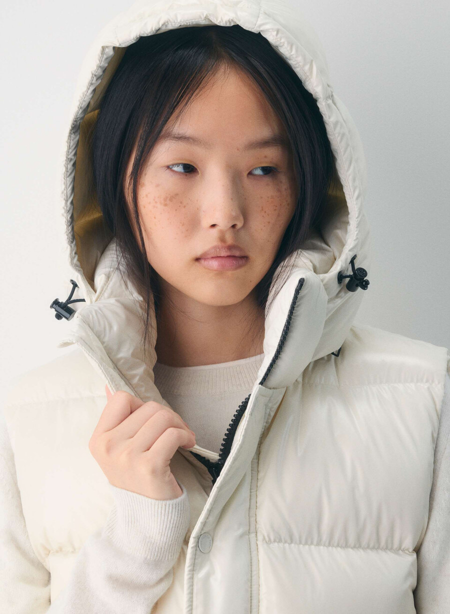 gilet the super puff - birch lucido
