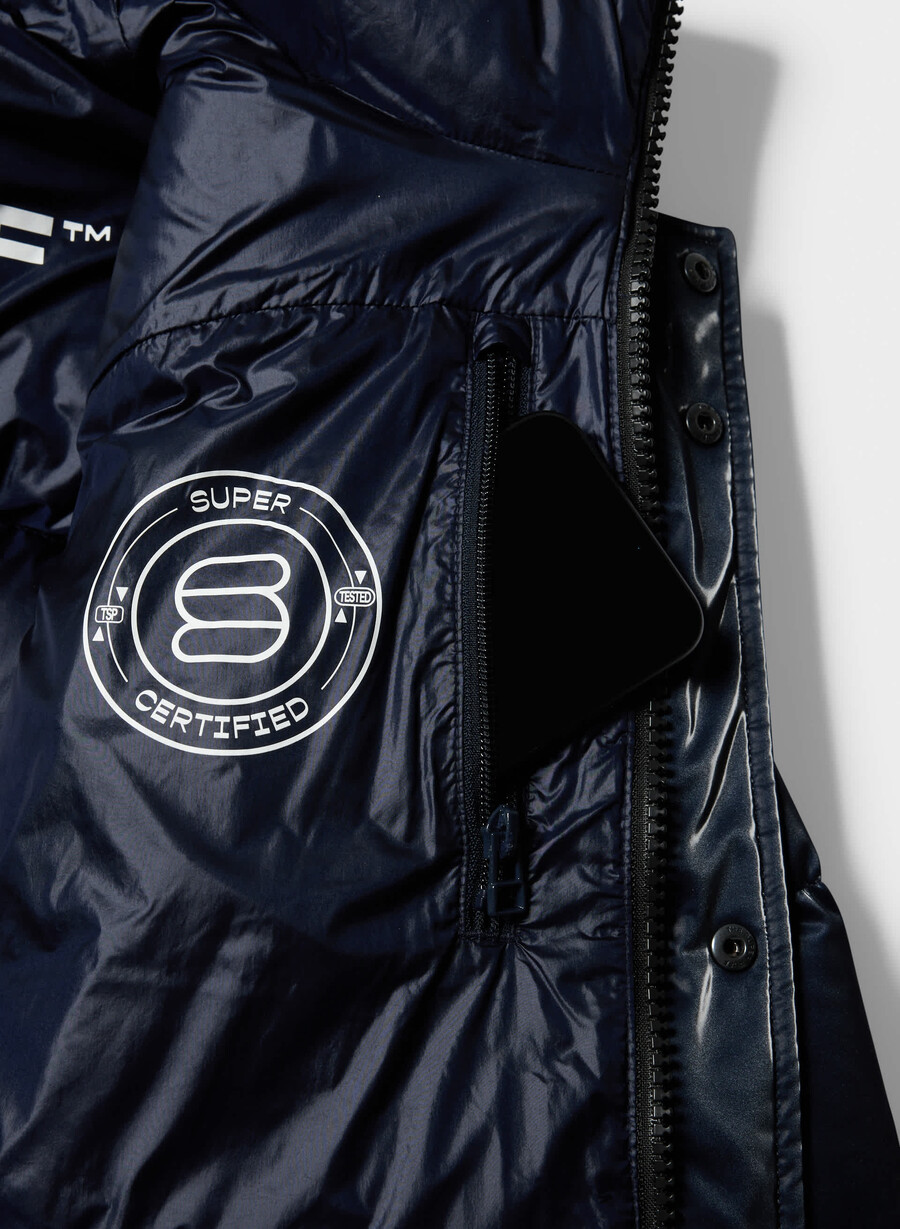 the super puff vest - liquid shine admiral