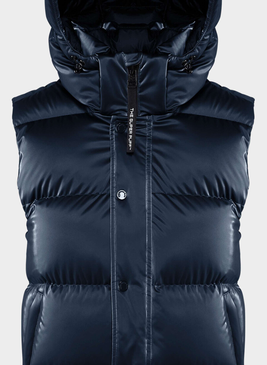 the super puff vest - liquid shine admiral