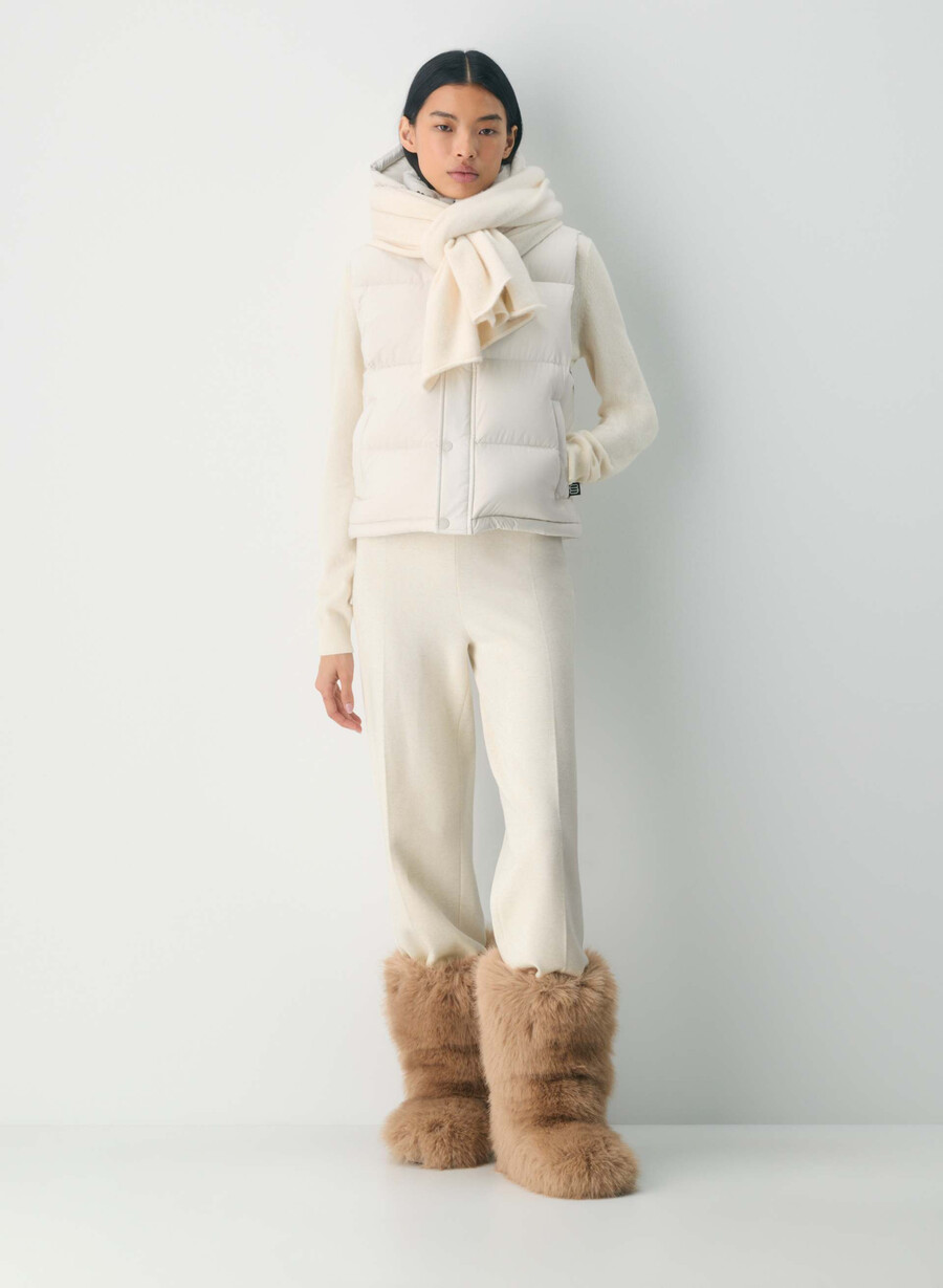 canotta corta the super puff - climatte perla opaca
