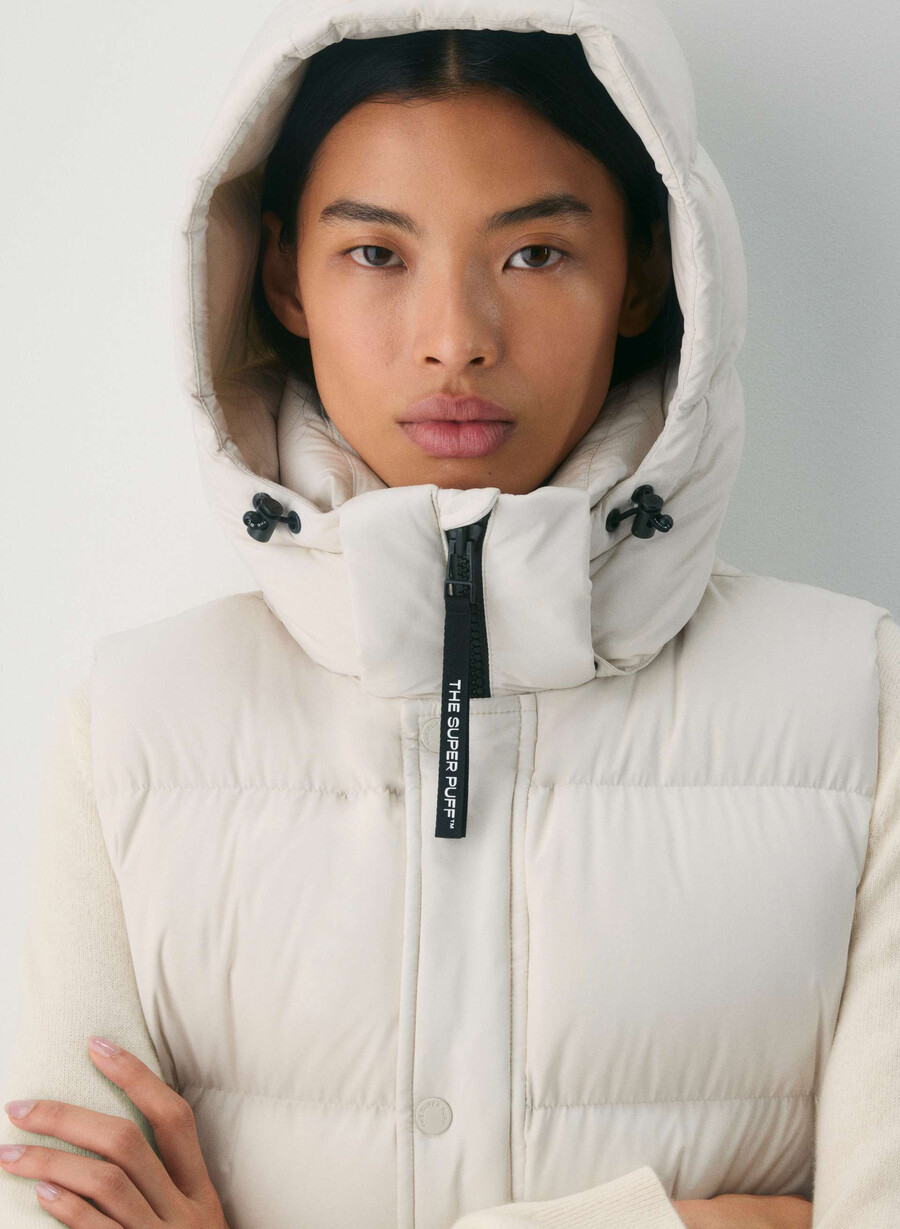 canotta corta the super puff - climatte perla opaca