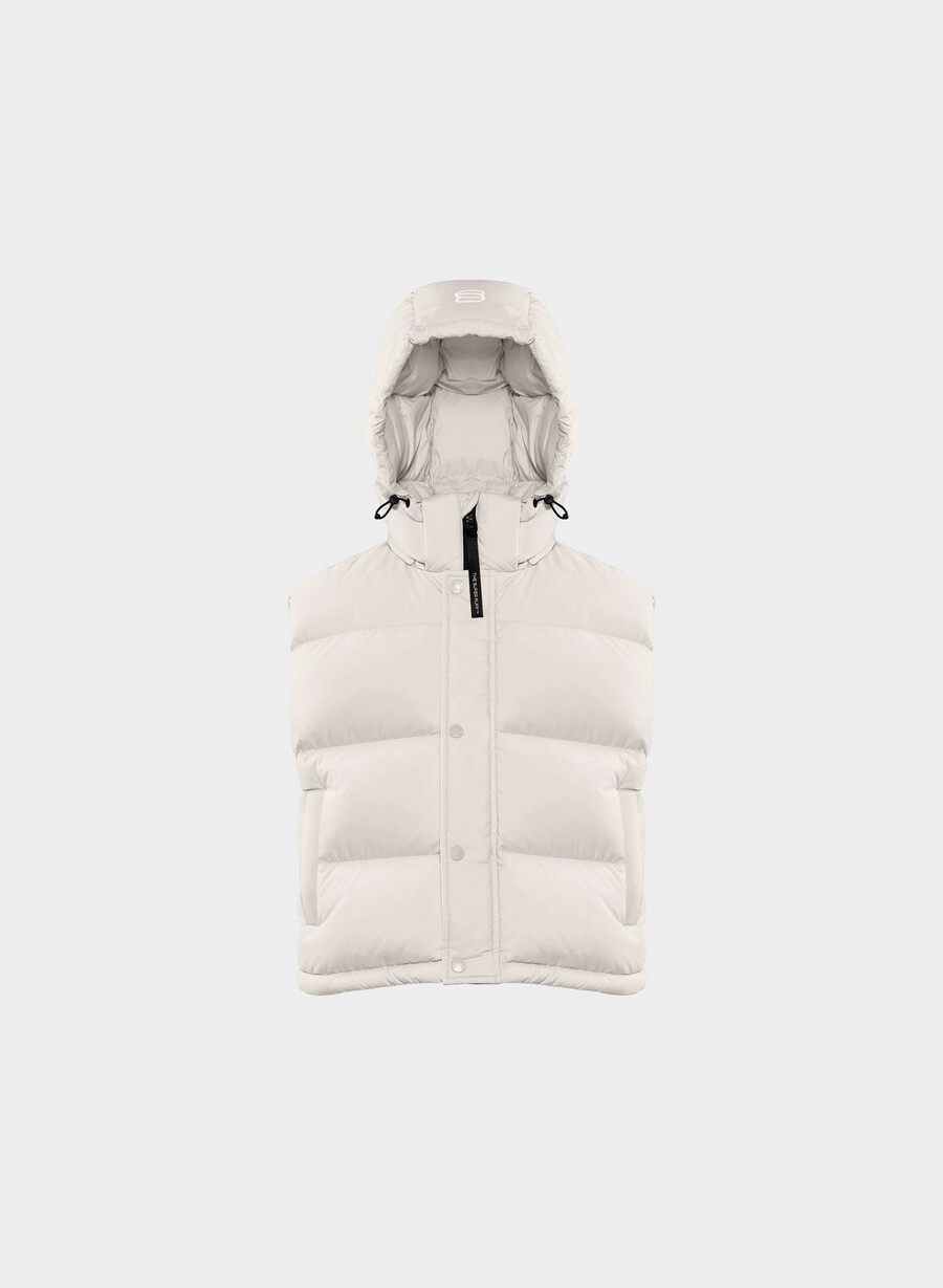 canotta corta the super puff - climatte perla opaca