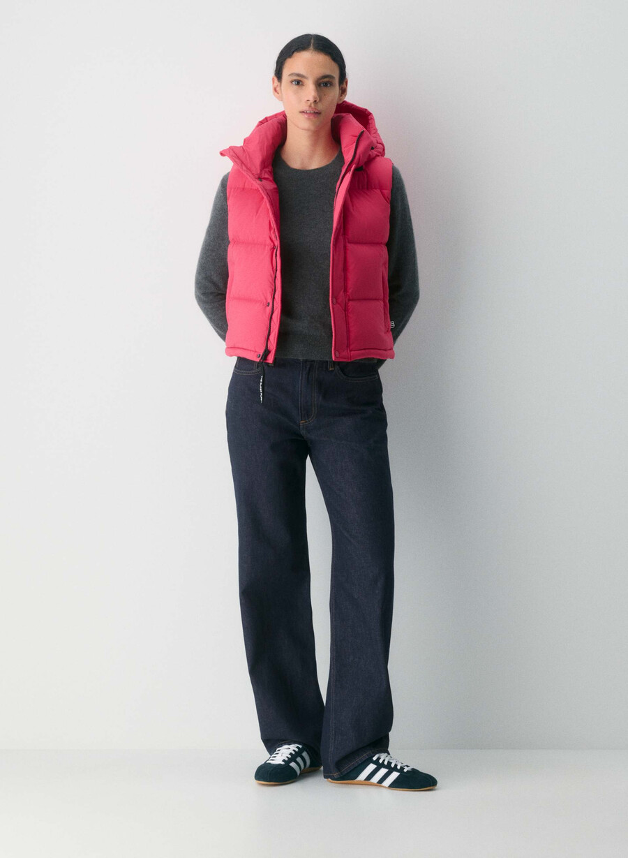 canotta corta the super puff - climatte wink pink