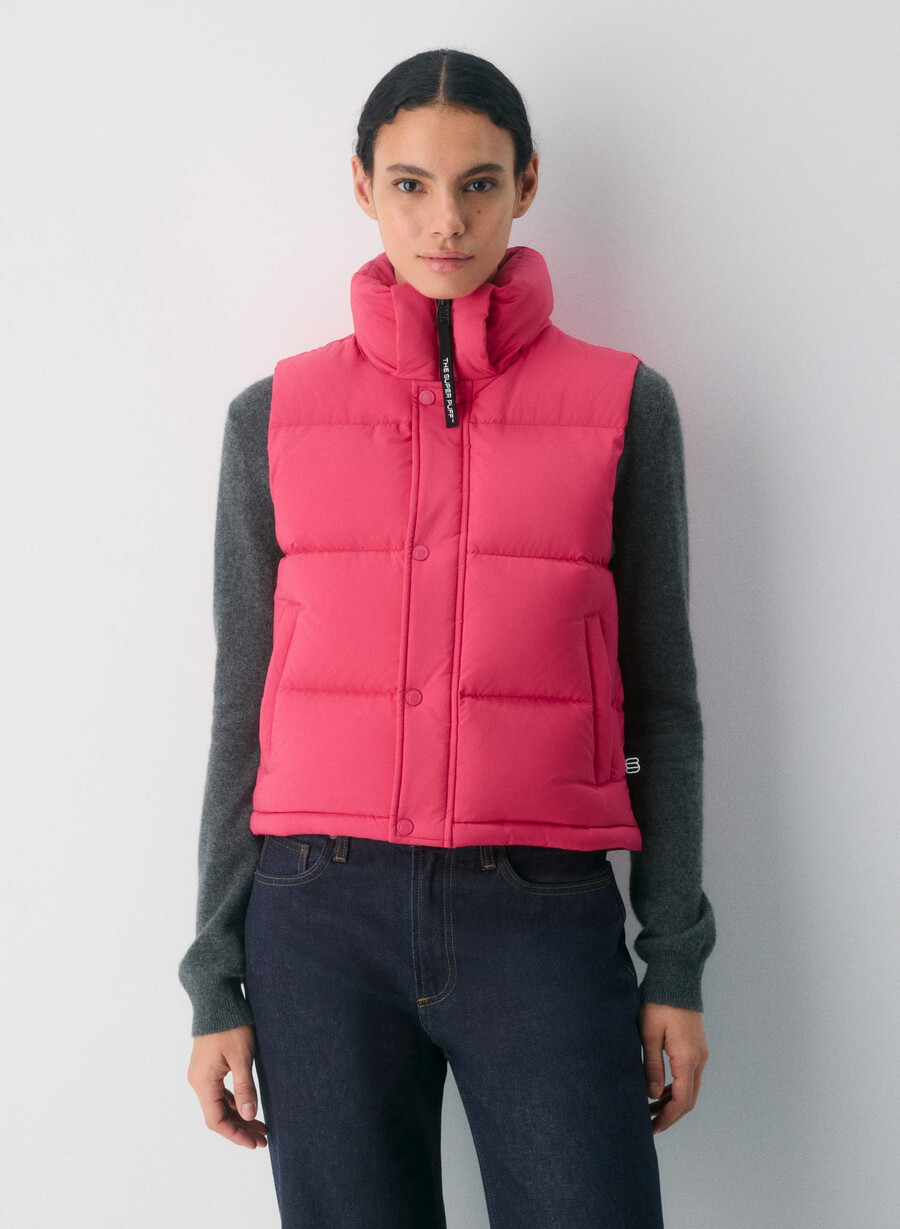 canotta corta the super puff - climatte wink pink