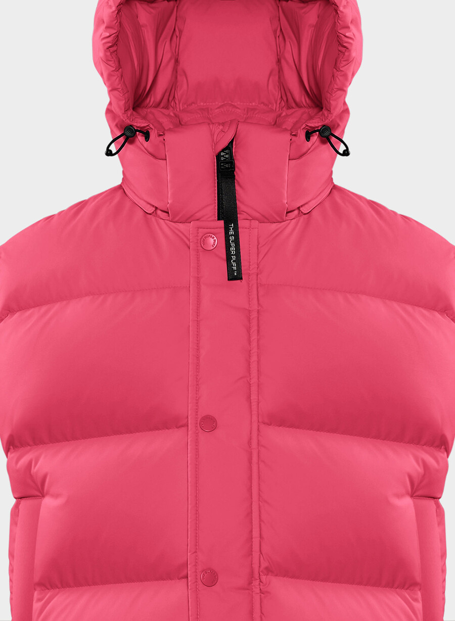 canotta corta the super puff - climatte wink pink