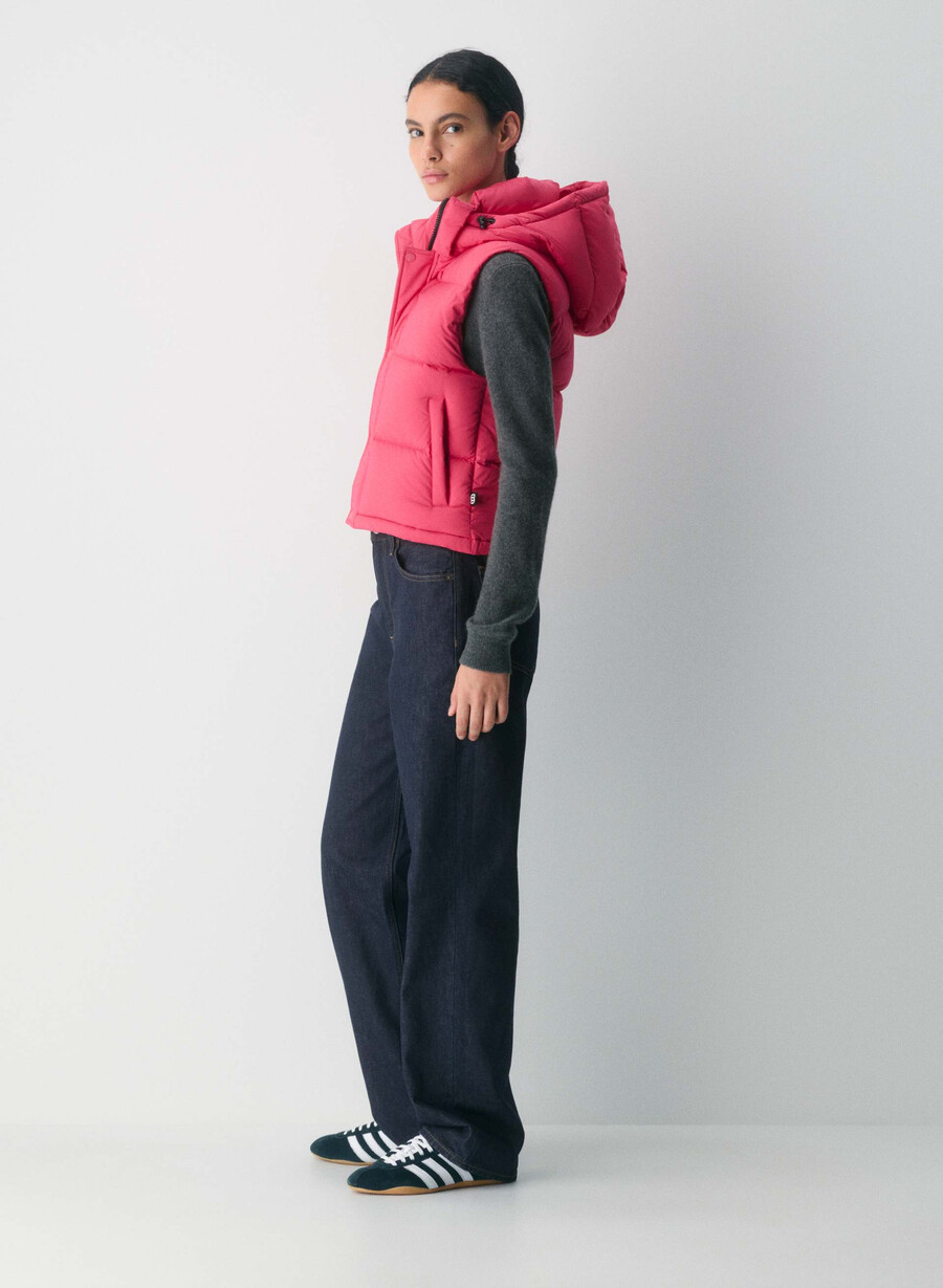 canotta corta the super puff - climatte wink pink