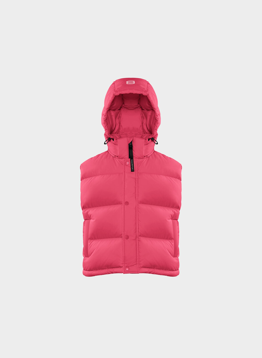 canotta corta the super puff - climatte wink pink
