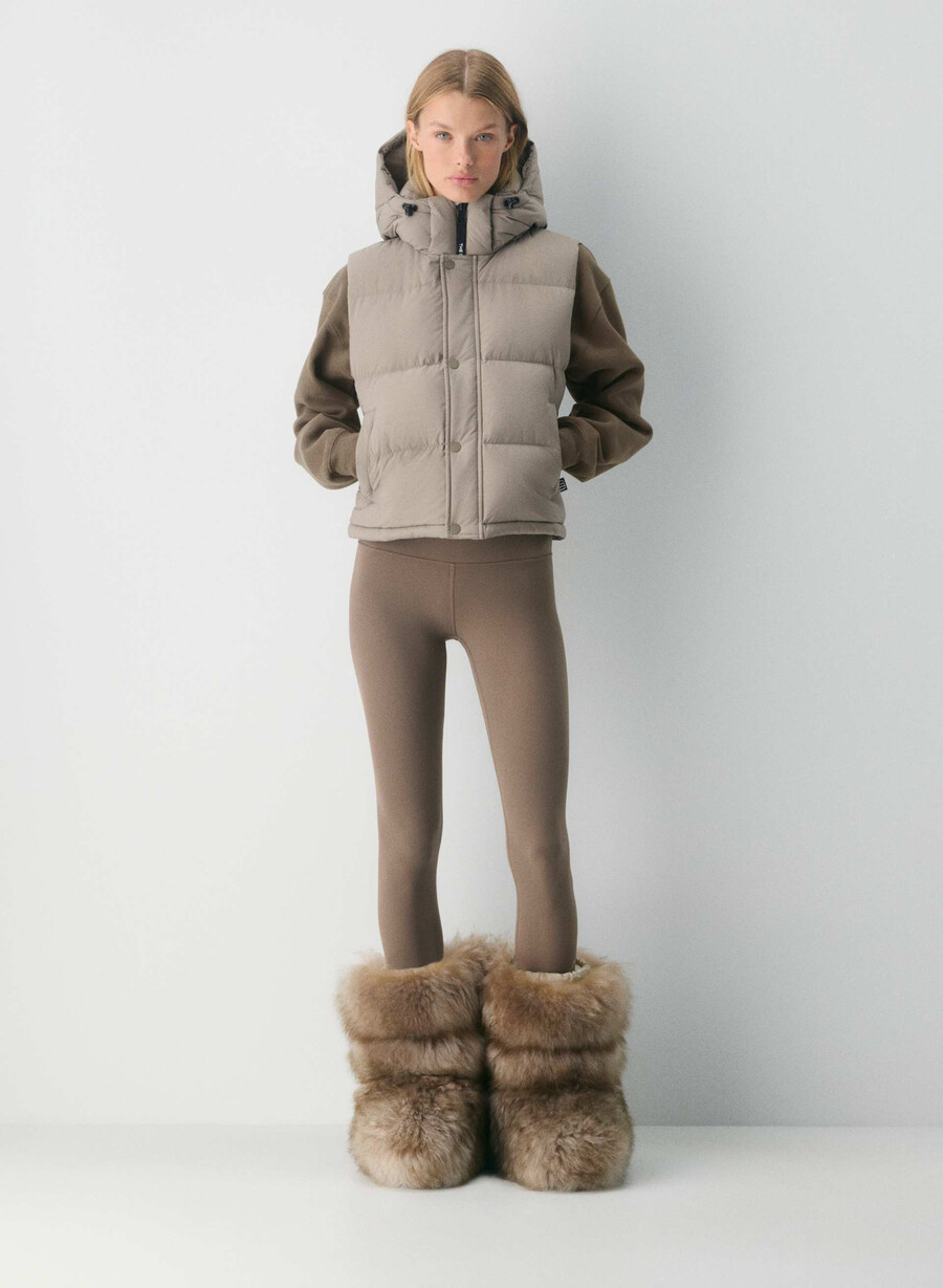 canotta corta the super puff - climatte modern taupe