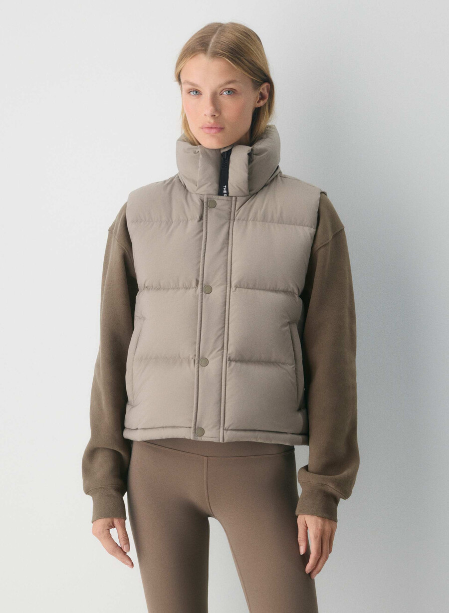 canotta corta the super puff - climatte modern taupe