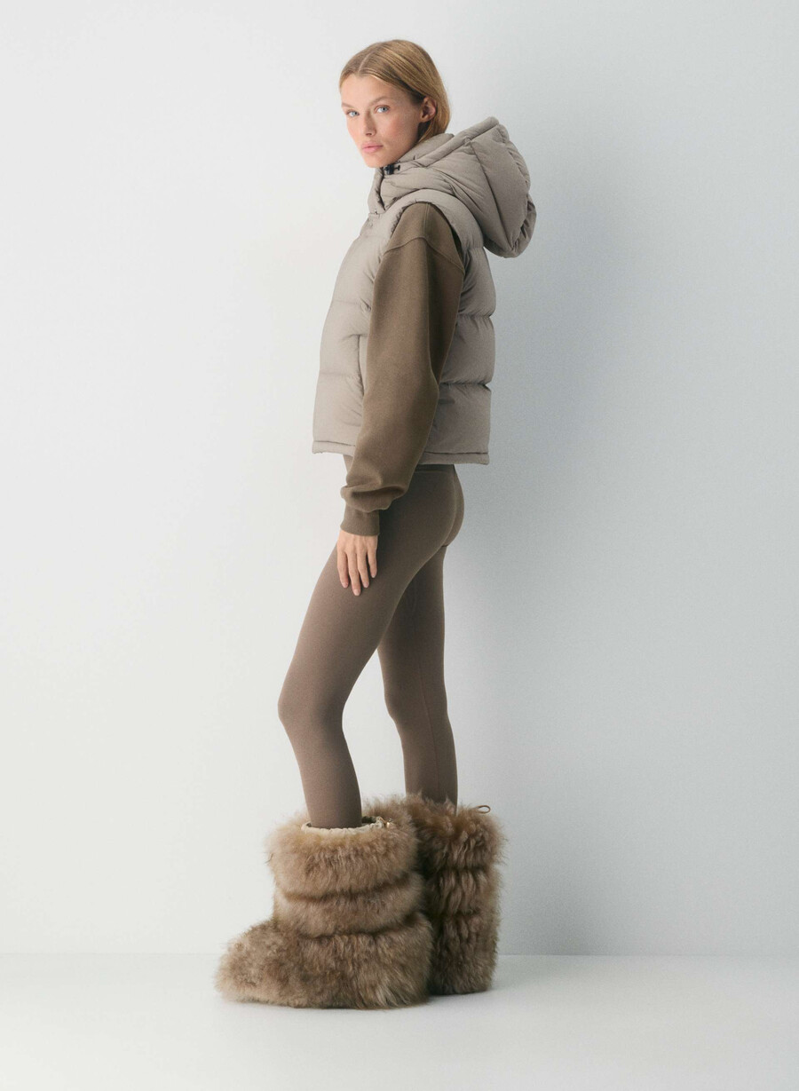 canotta corta the super puff - climatte modern taupe