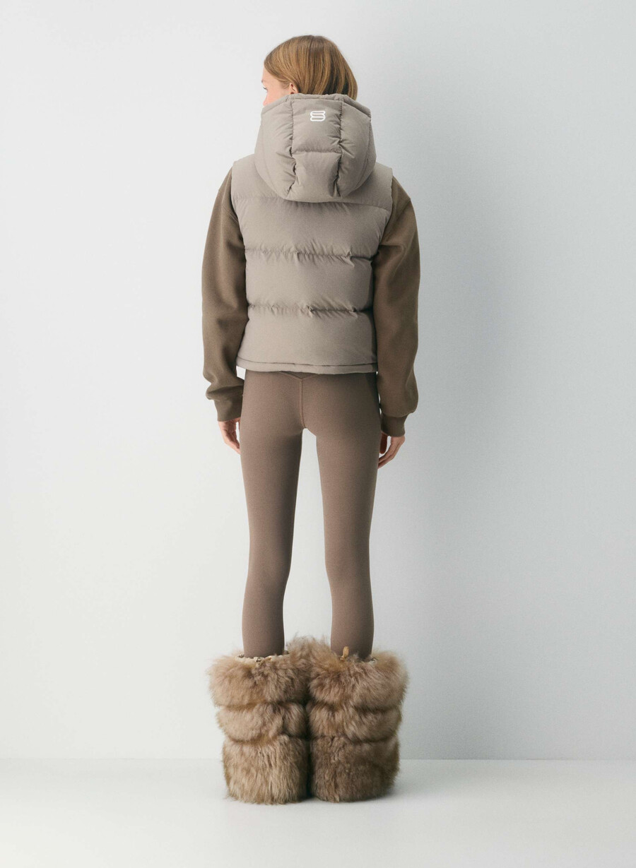canotta corta the super puff - climatte modern taupe