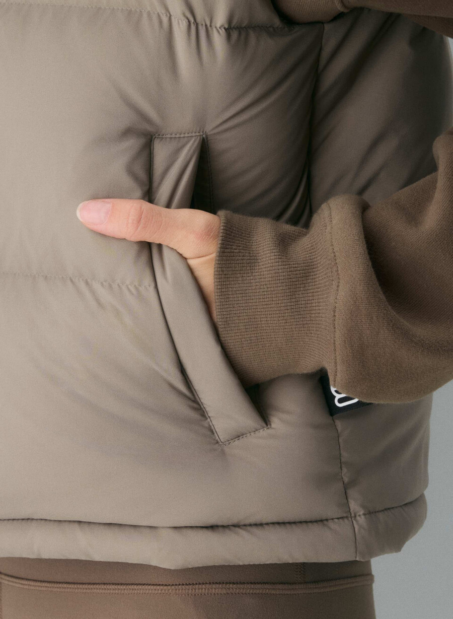 canotta corta the super puff - climatte modern taupe