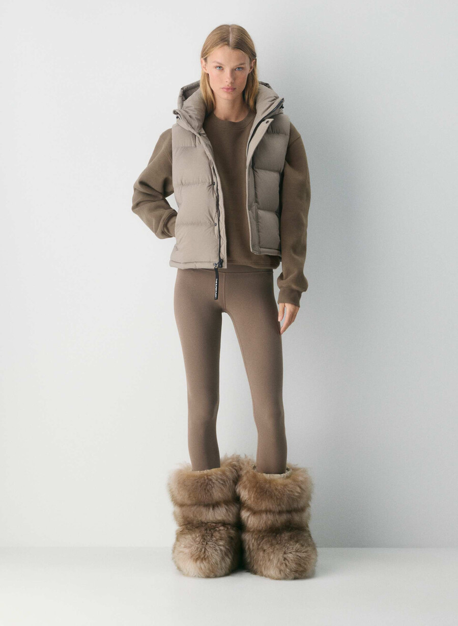canotta corta the super puff - climatte modern taupe