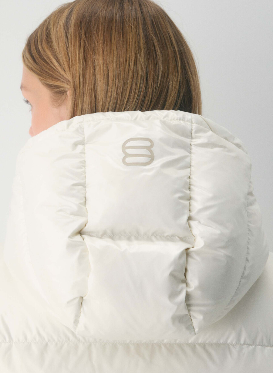 canotta corta the super puff - birch lucido