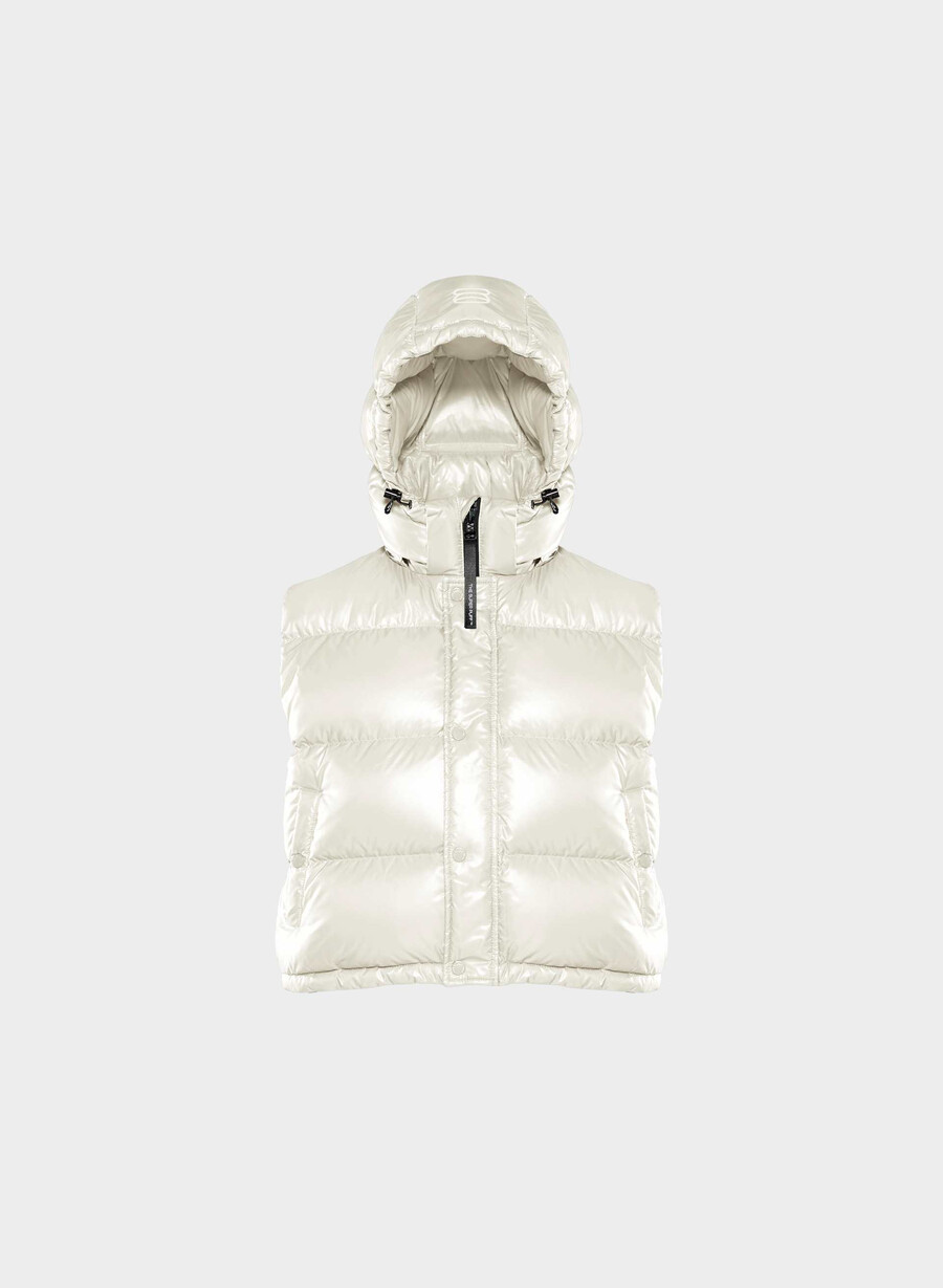 canotta corta the super puff - birch lucido