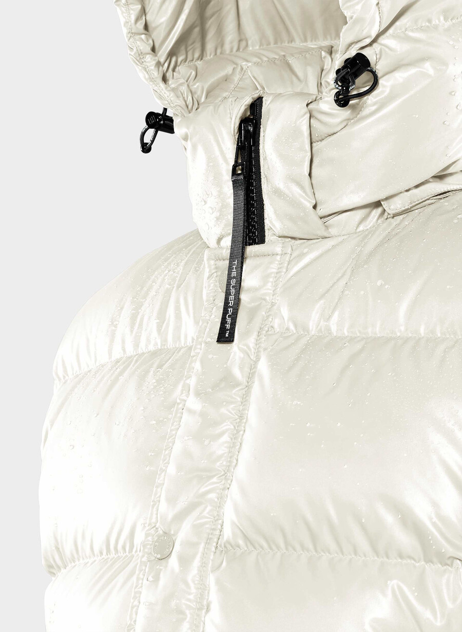 canotta corta the super puff - birch lucido