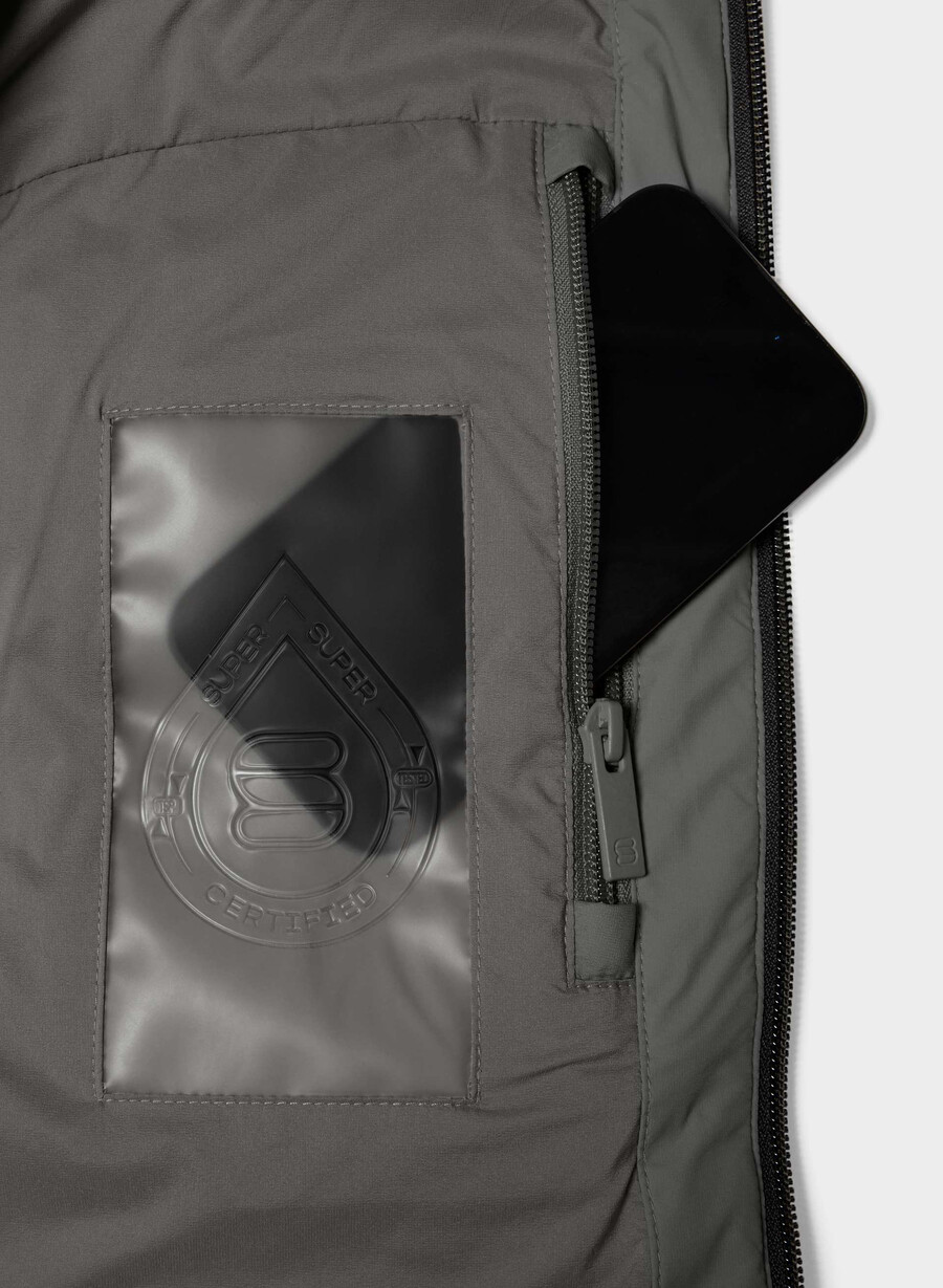 the super puff₂o - rainstop grigio carbone