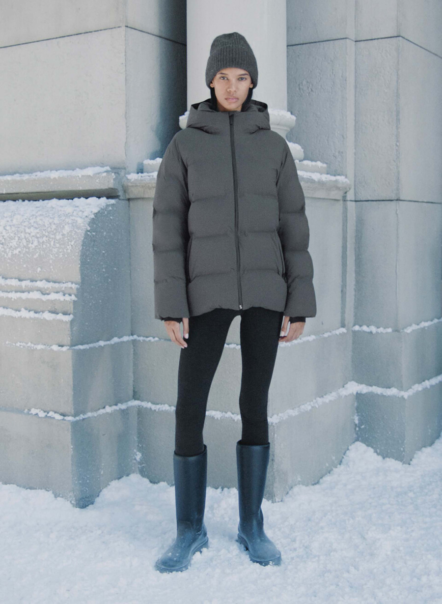the super puff₂o - rainstop grigio carbone