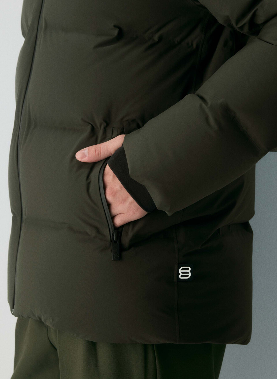 the super puff₂o - rainstop flint green