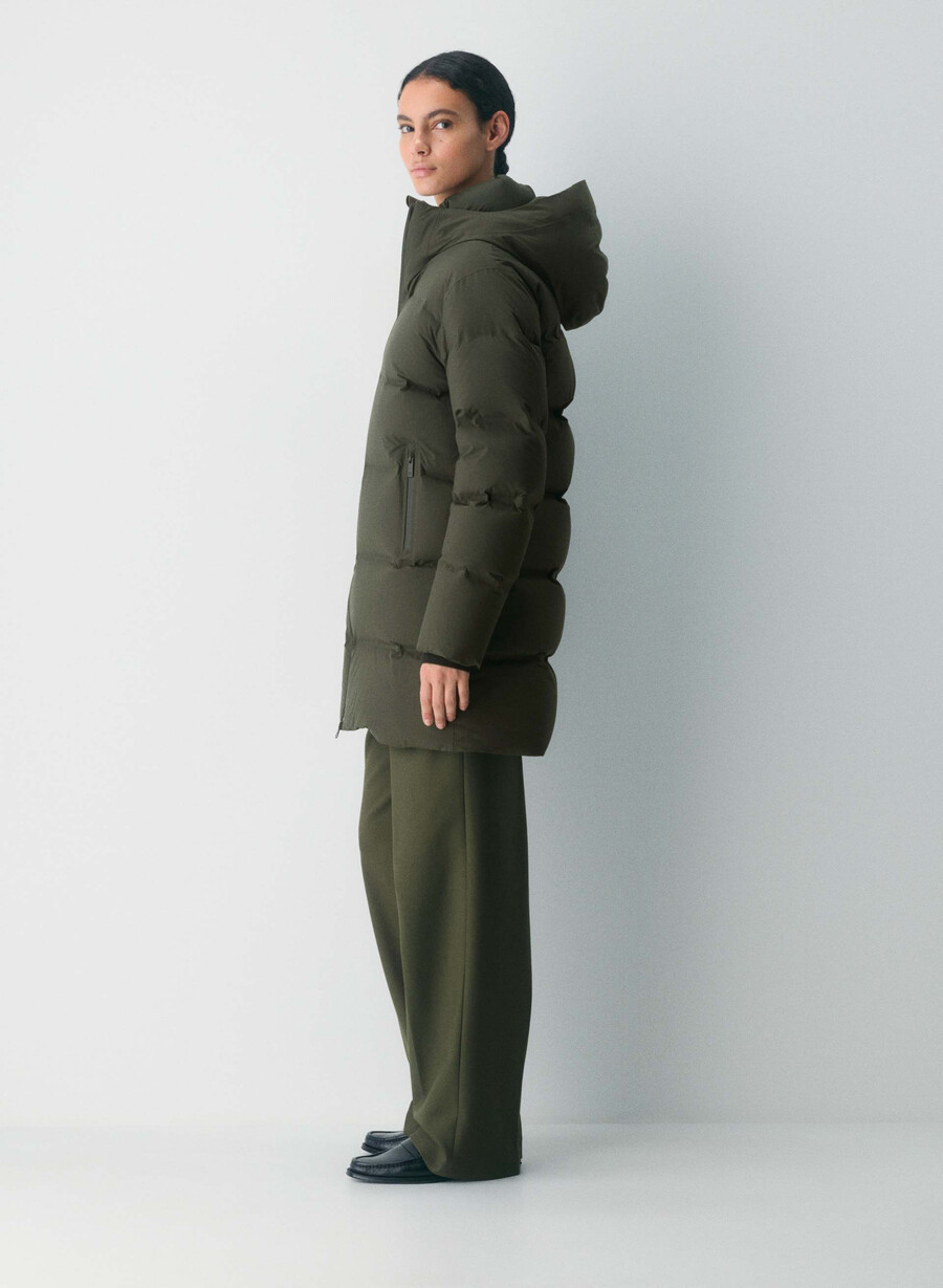 super puff₂o mid - rainstop flint green