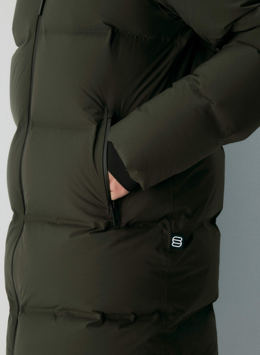 super puff₂o mid - rainstop flint green