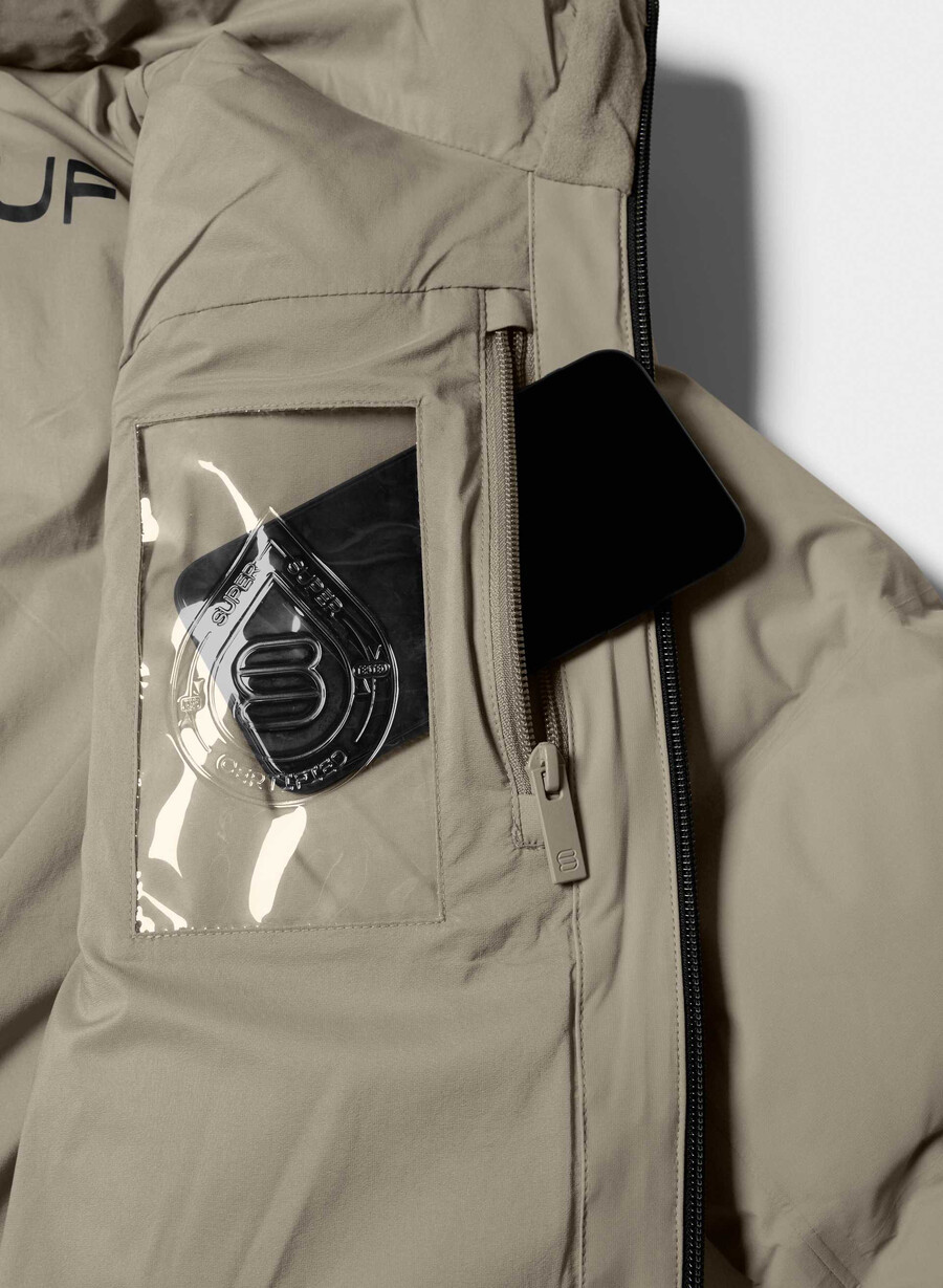 super puff₂o mid - rainstop taupe moderno