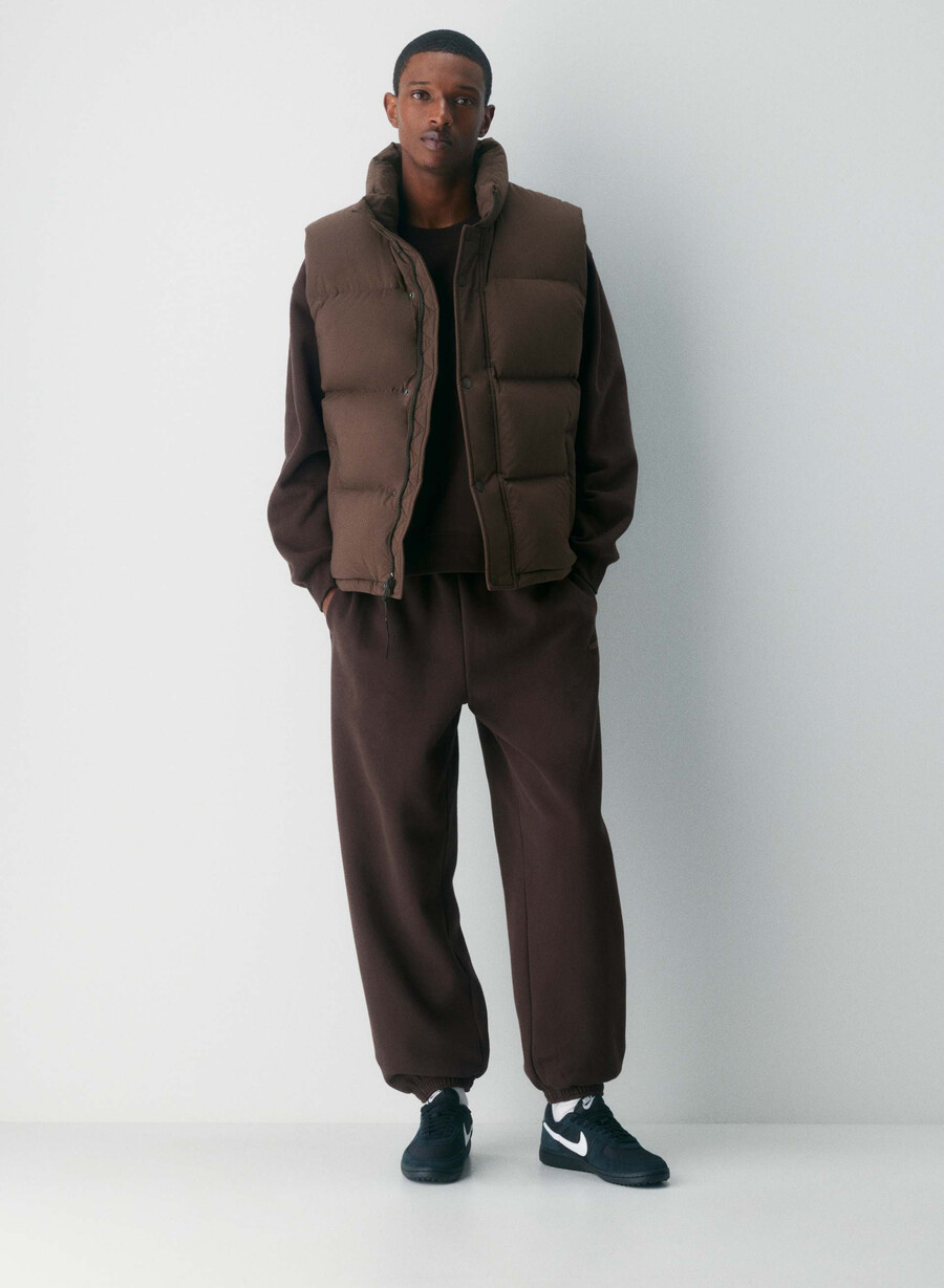 the super puff gilet da uomo - climatte rich mocha brown