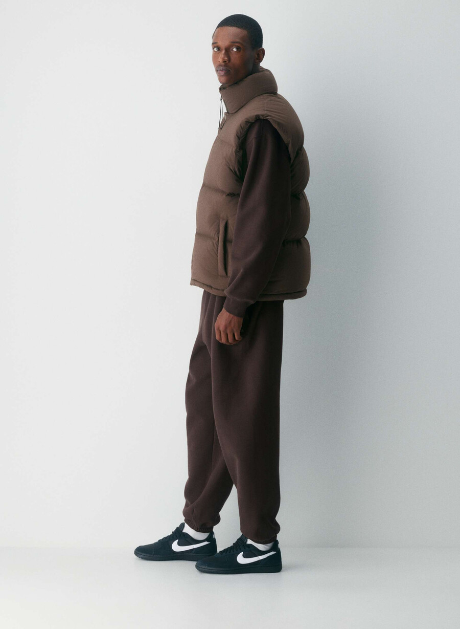 the super puff gilet da uomo - climatte rich mocha brown