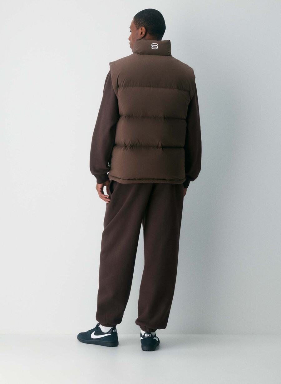 the super puff gilet da uomo - climatte rich mocha brown