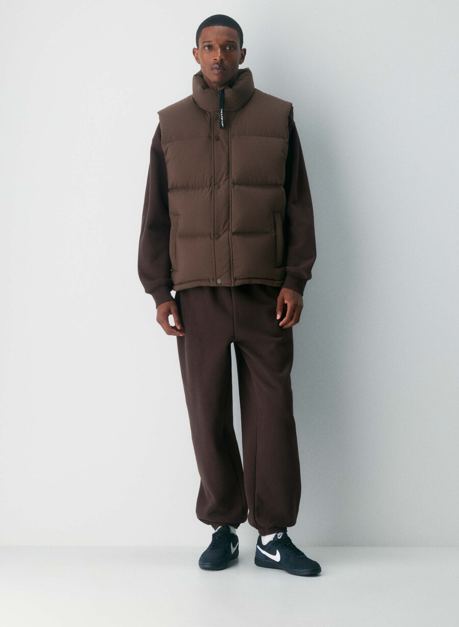 the super puff gilet da uomo - climatte rich mocha brown
