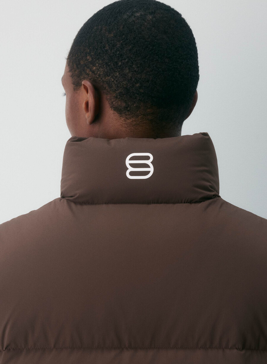 the super puff gilet da uomo - climatte rich mocha brown