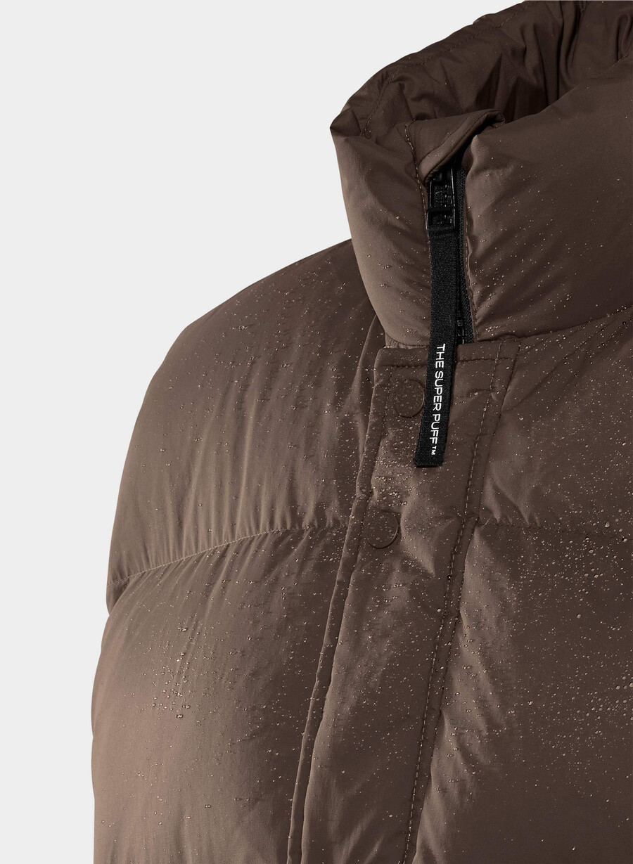 the super puff gilet da uomo - climatte rich mocha brown