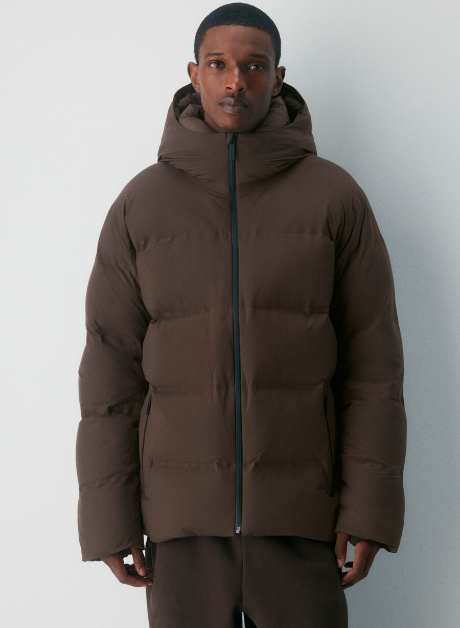 the super puff₂o mens - rainstop rich mocha brown