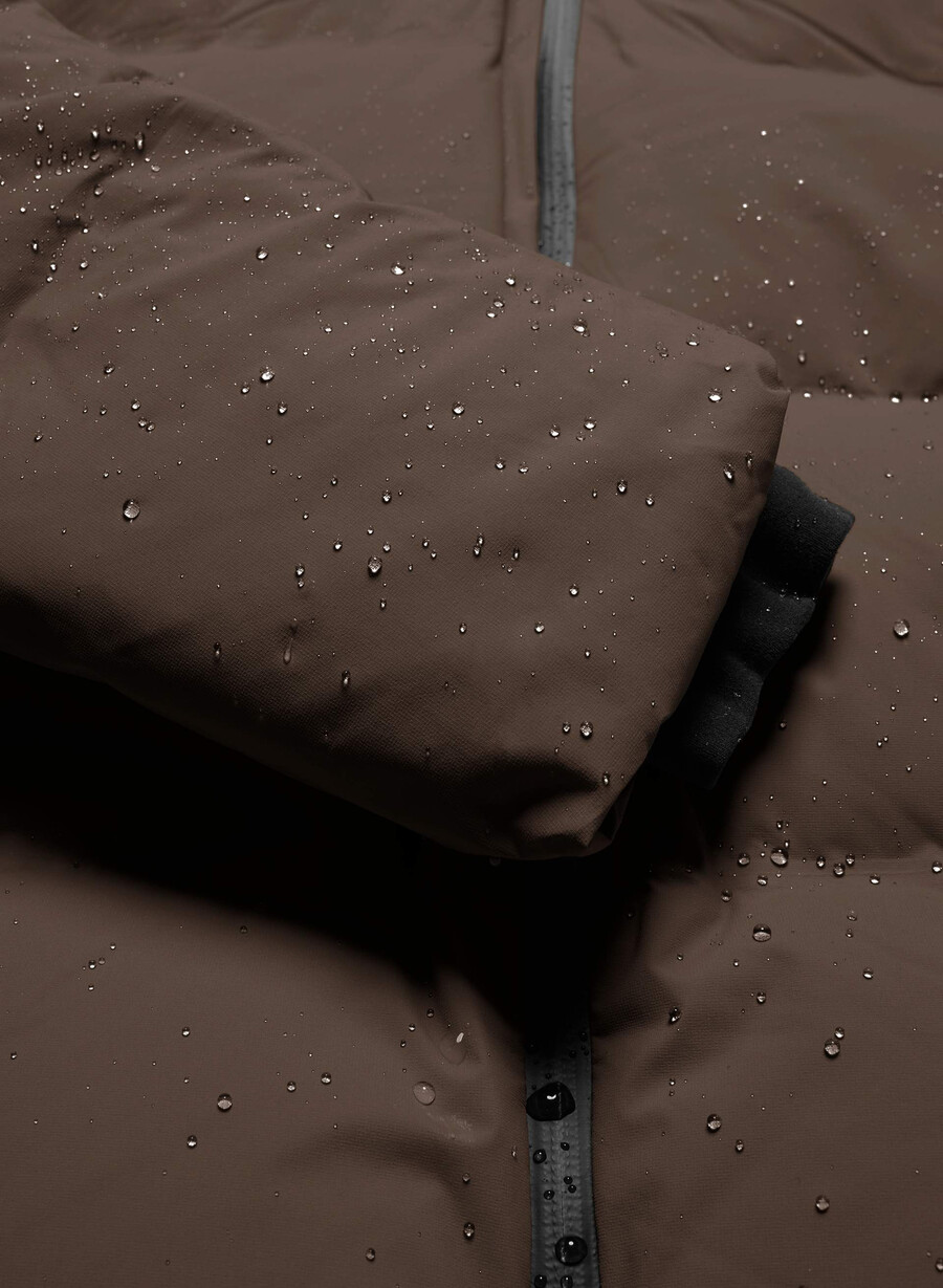 the super puff₂o mens - rainstop rich mocha brown