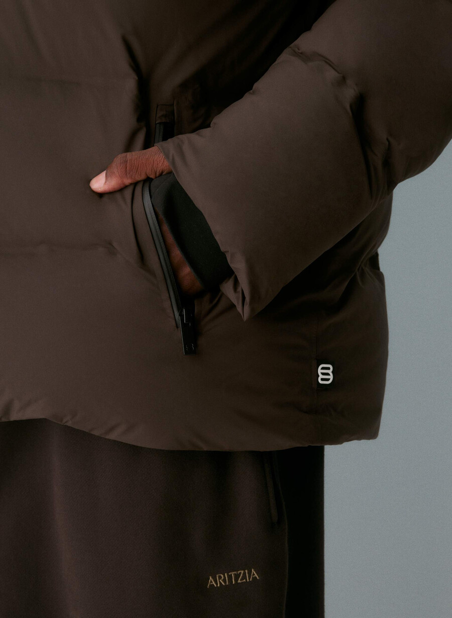 the super puff₂o mens - rainstop rich mocha brown