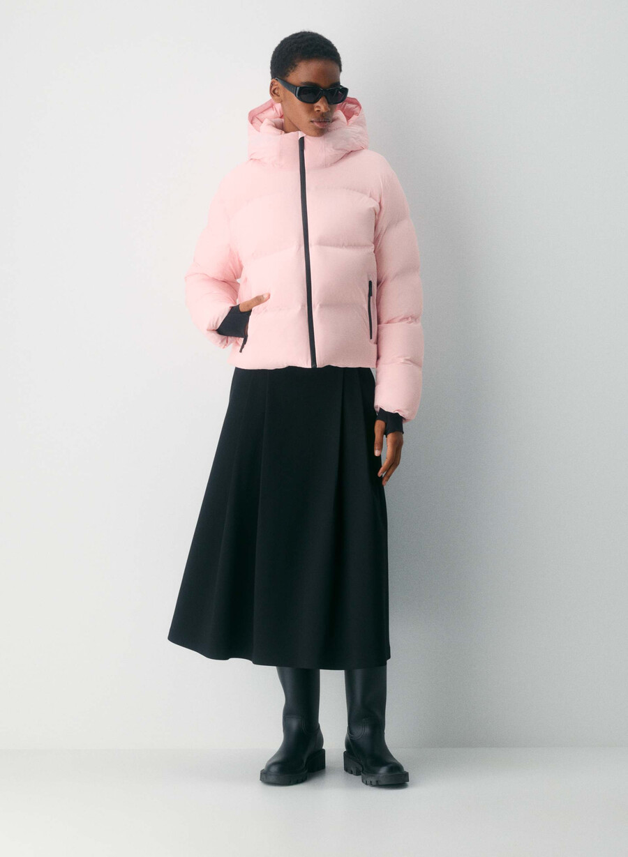 il super puff₂o shorty - rainstop rosa gesso