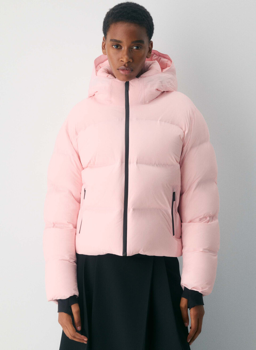 il super puff₂o shorty - rainstop rosa gesso