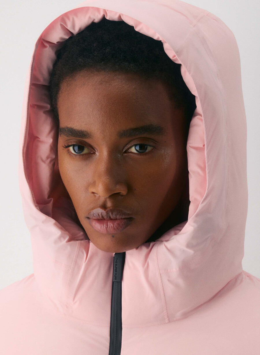 il super puff₂o shorty - rainstop rosa gesso