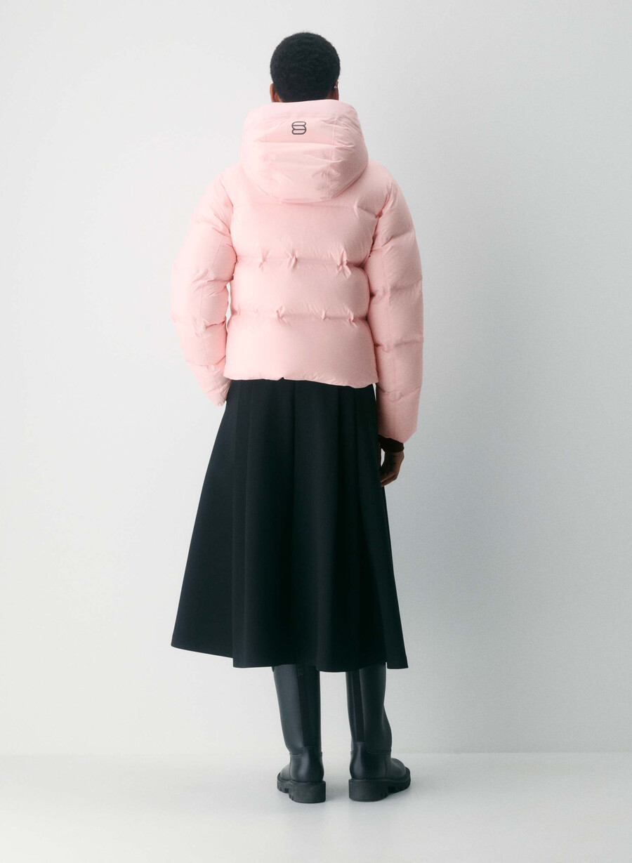il super puff₂o shorty - rainstop rosa gesso