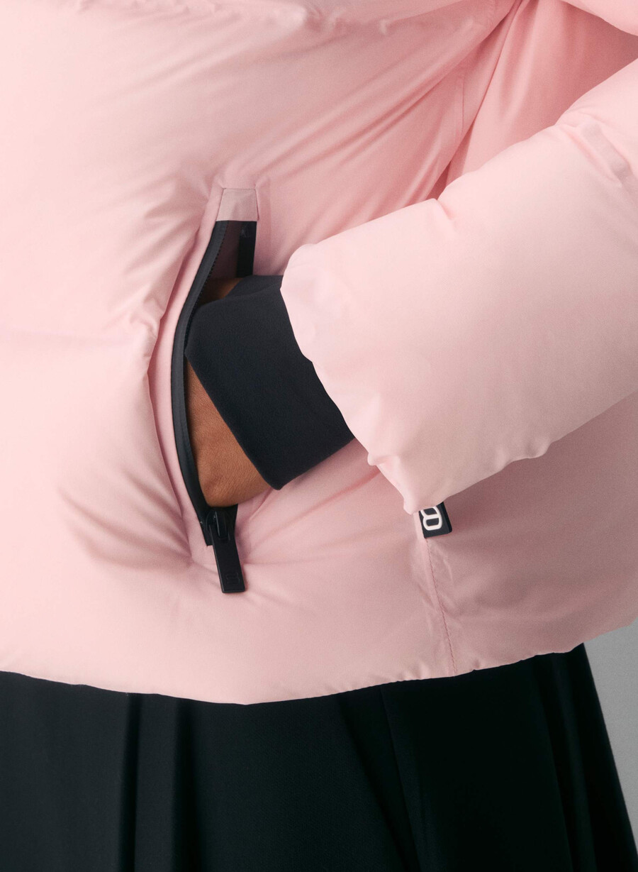 il super puff₂o shorty - rainstop rosa gesso