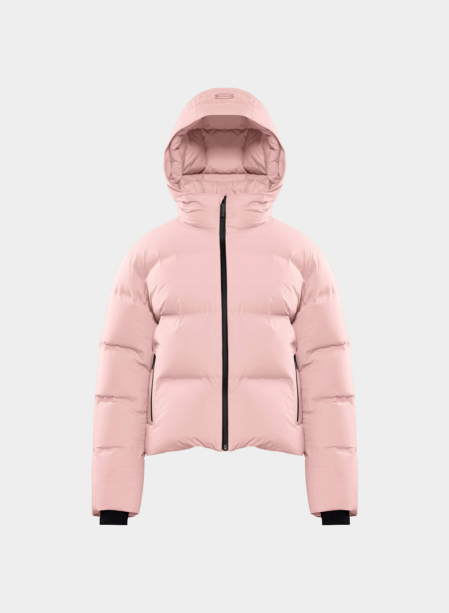il super puff₂o shorty - rainstop rosa gesso