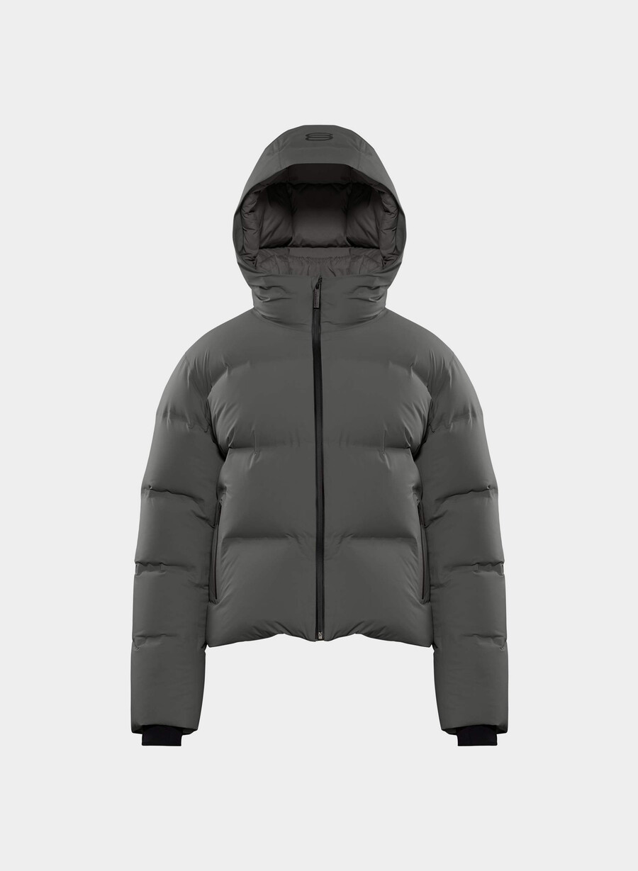 the super puff₂o shorty - rainstop grigio carbone