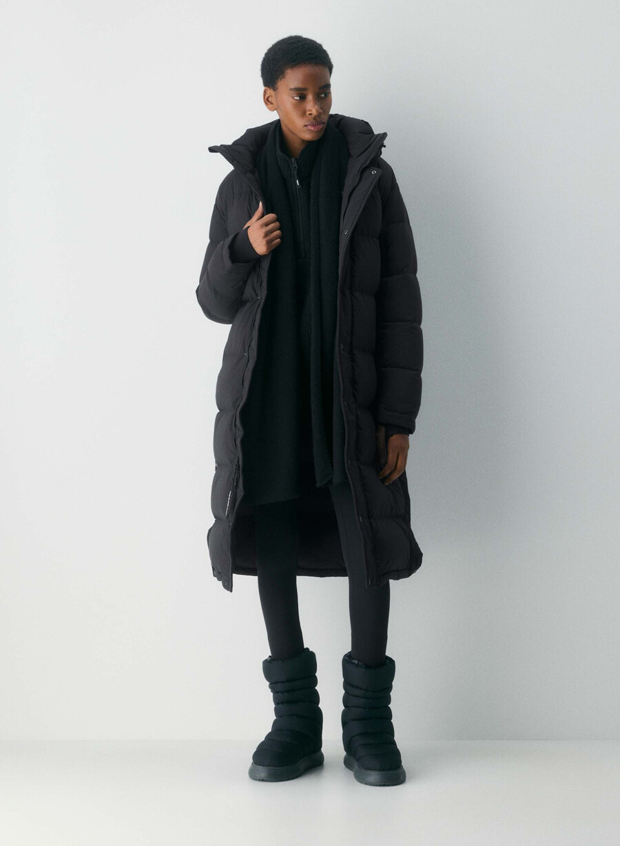 the super puff long - climatte nero