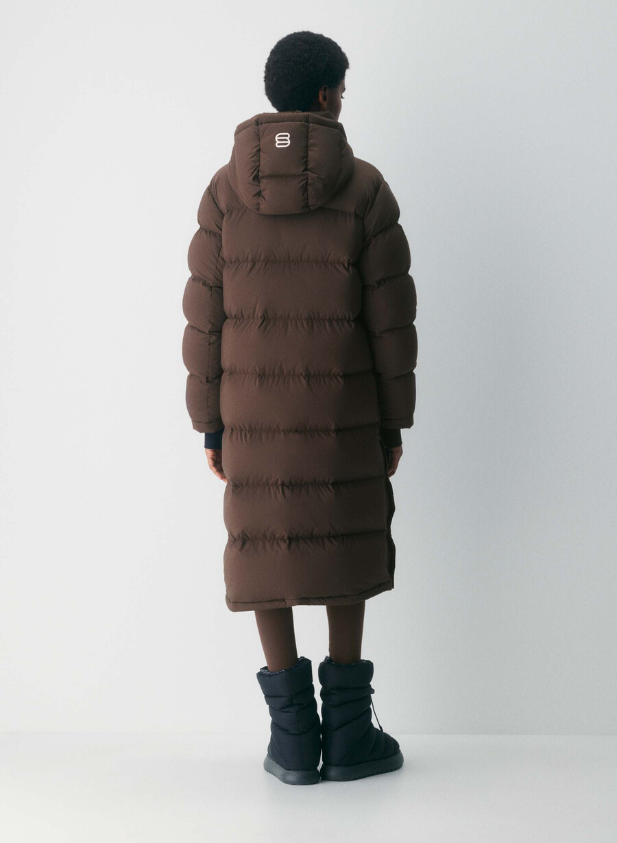 the super puff long - climatte rich mocha brown