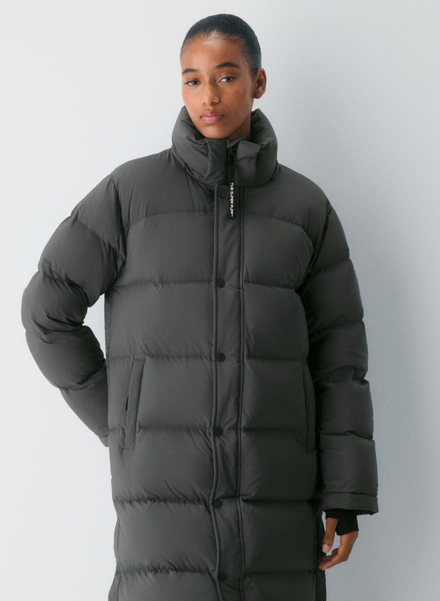 the super puff long - climatte grigio carbone