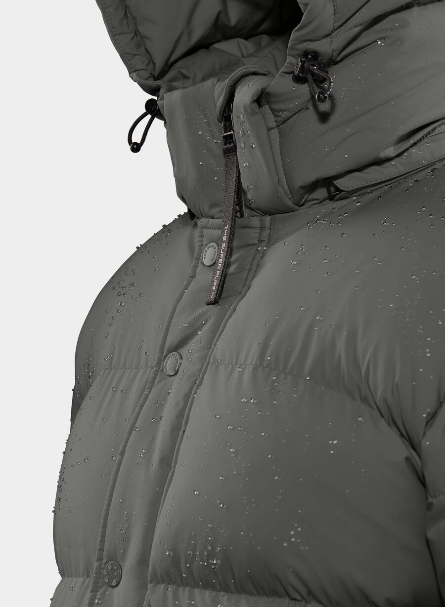 the super puff long - climatte grigio carbone