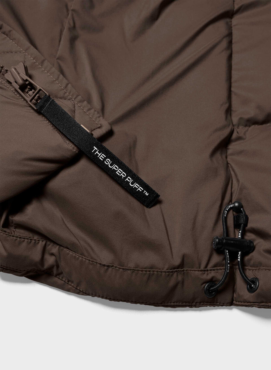 il gilet supersnug puff - climatte rich mocha brown